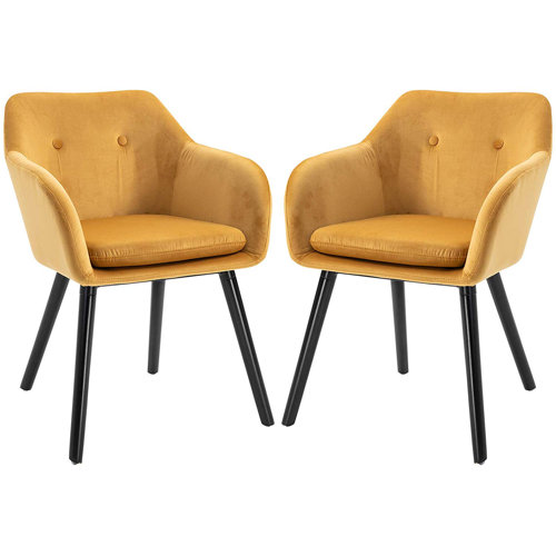 Rosalind Wheeler Mitzi Velvet Side Chair & Reviews Wayfair.co.uk